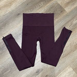 Spanx Zipper Hem Leggings